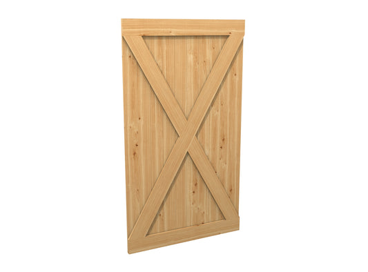 European Oak Sliding Barn Door