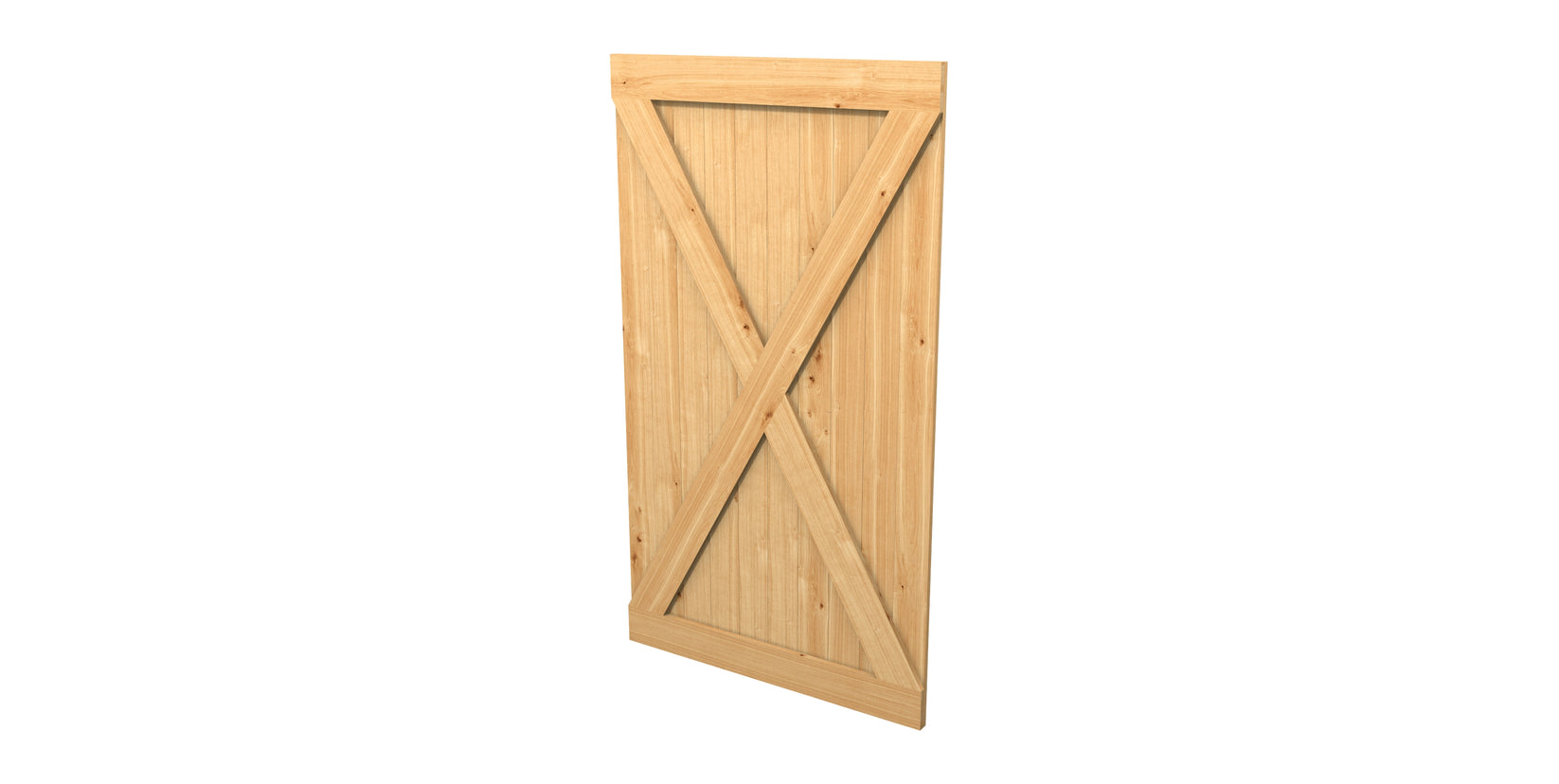 Oak Sliding Barn Door – Aquerciashop